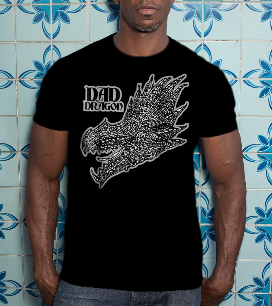 Dad Dragon Birthday Dragons82 T-Shirt