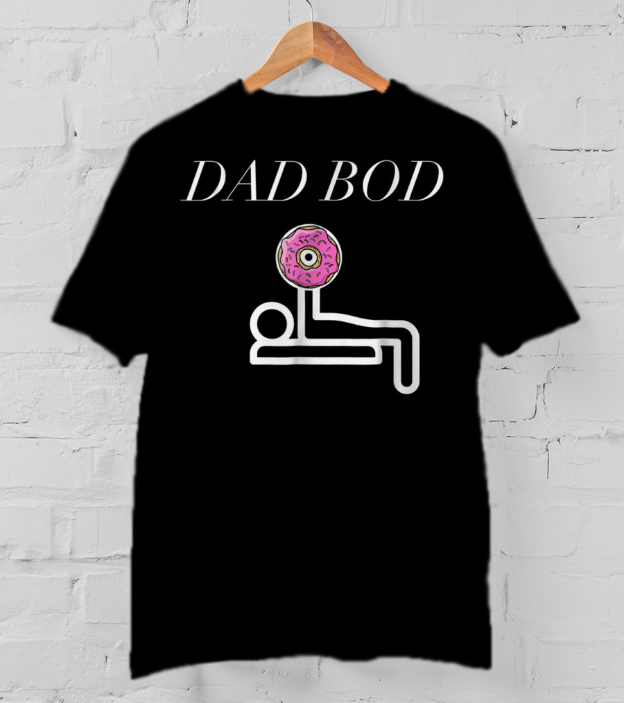 Dad Bod Lifting Doughnut Fitness90 T-Shirt
