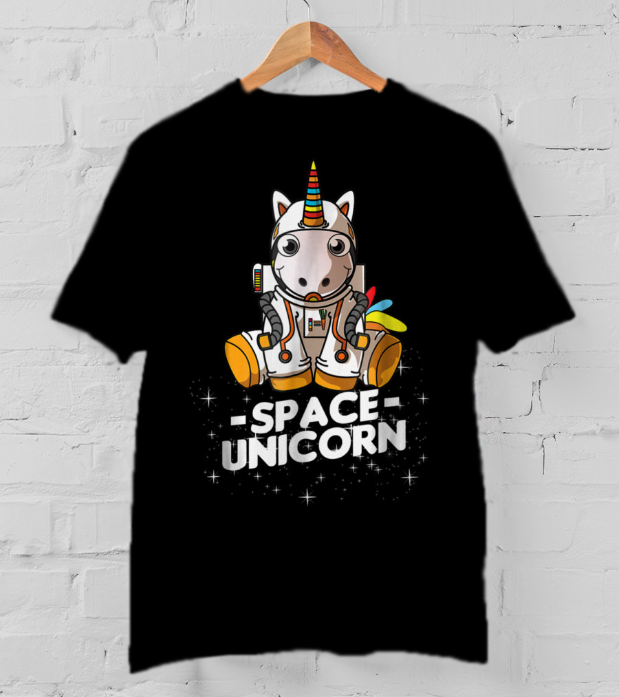 Space Unicorn Christmas Suit Dog Owner T-Shirt