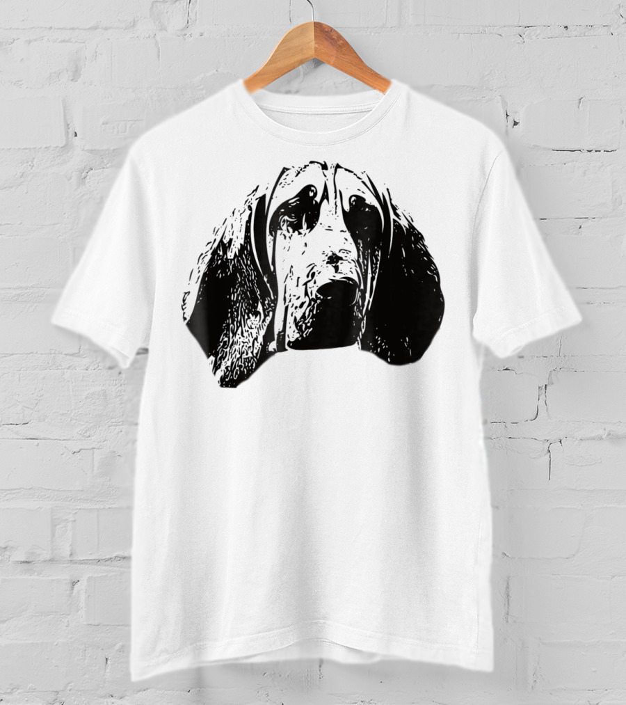 Bloodhound Face Dog Mom Or Dad T-Shirt