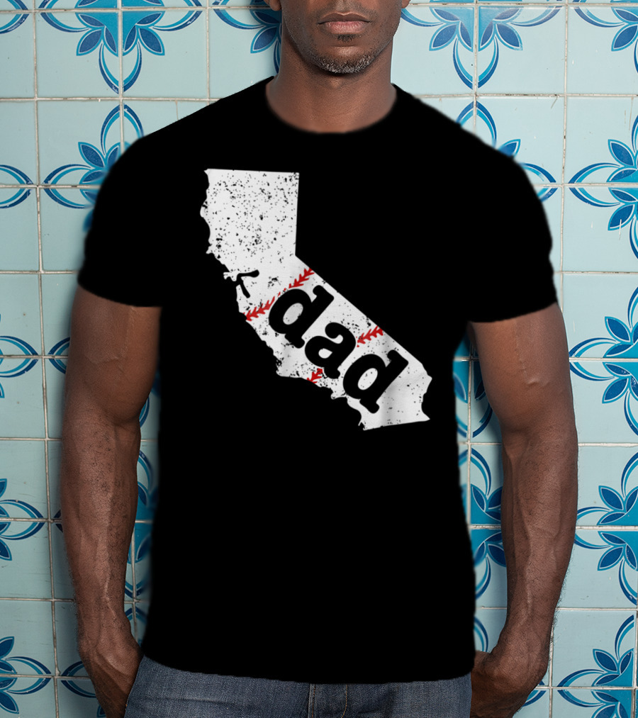 California Dad Baseball Softball Best T-Shirt