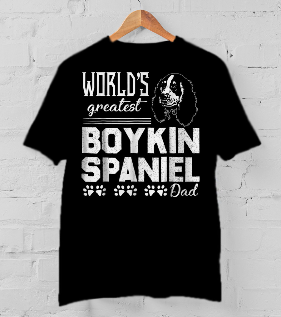 World's Greatest Boykin Spaniel Dad T-Shirt