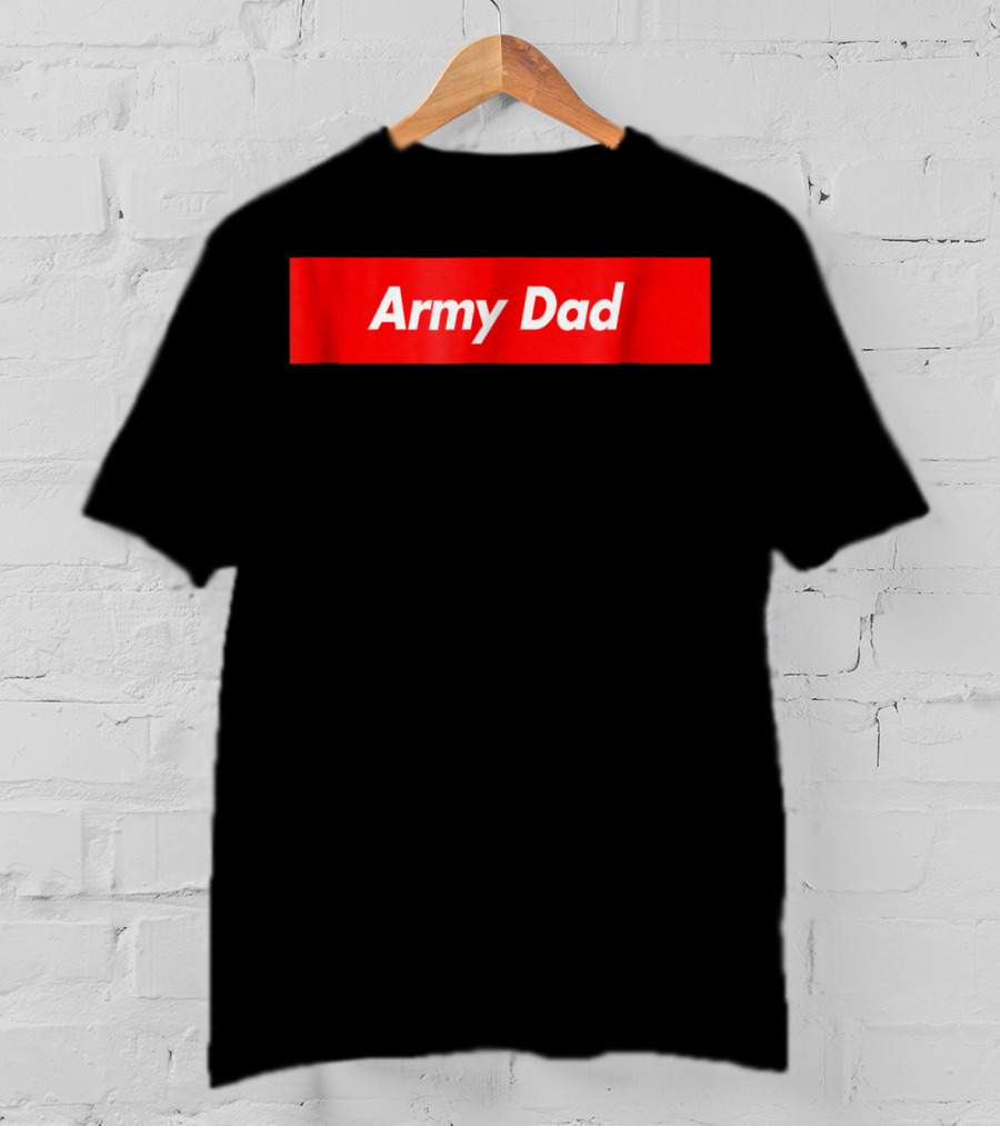 Army Dad Red Box T-Shirt