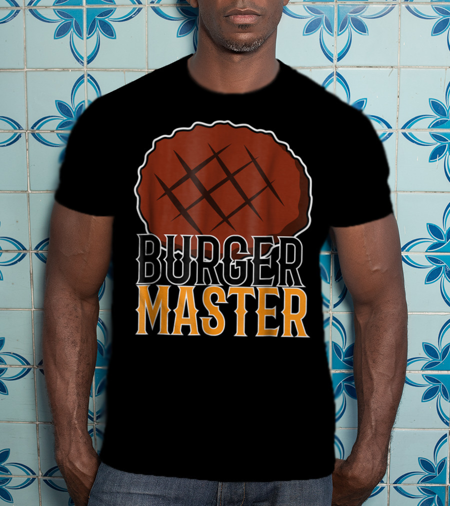 Burger Master Hot Patty Grilled BBQ Dad61 T-Shirt