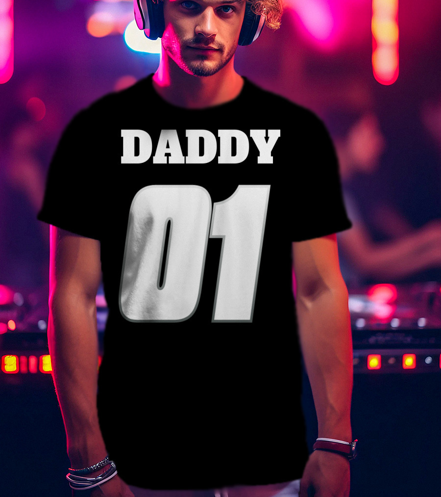 Daddy 01 Number One Dad T-Shirt