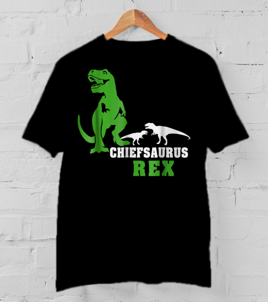 Chiefsaurus Rex Dinosaur Men T-Shirt