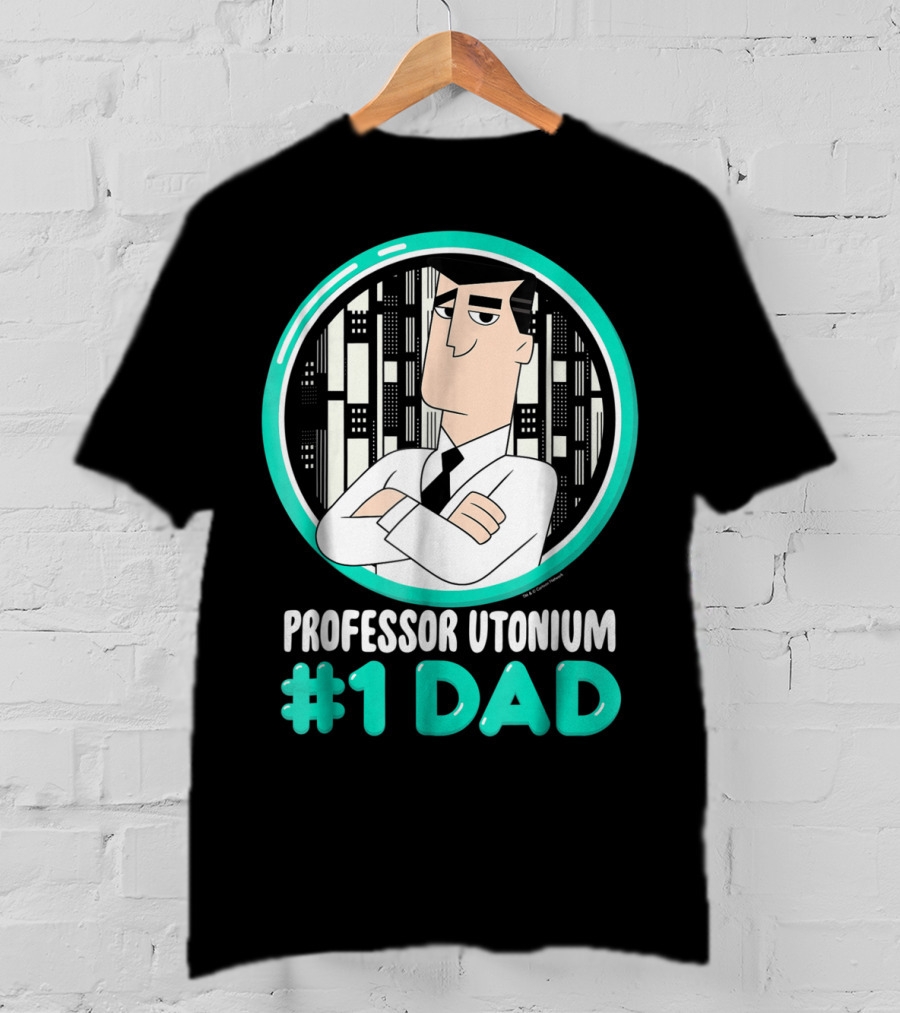 CN Powderpuff Girls Professor Utonium #1 Dad T-Shirt