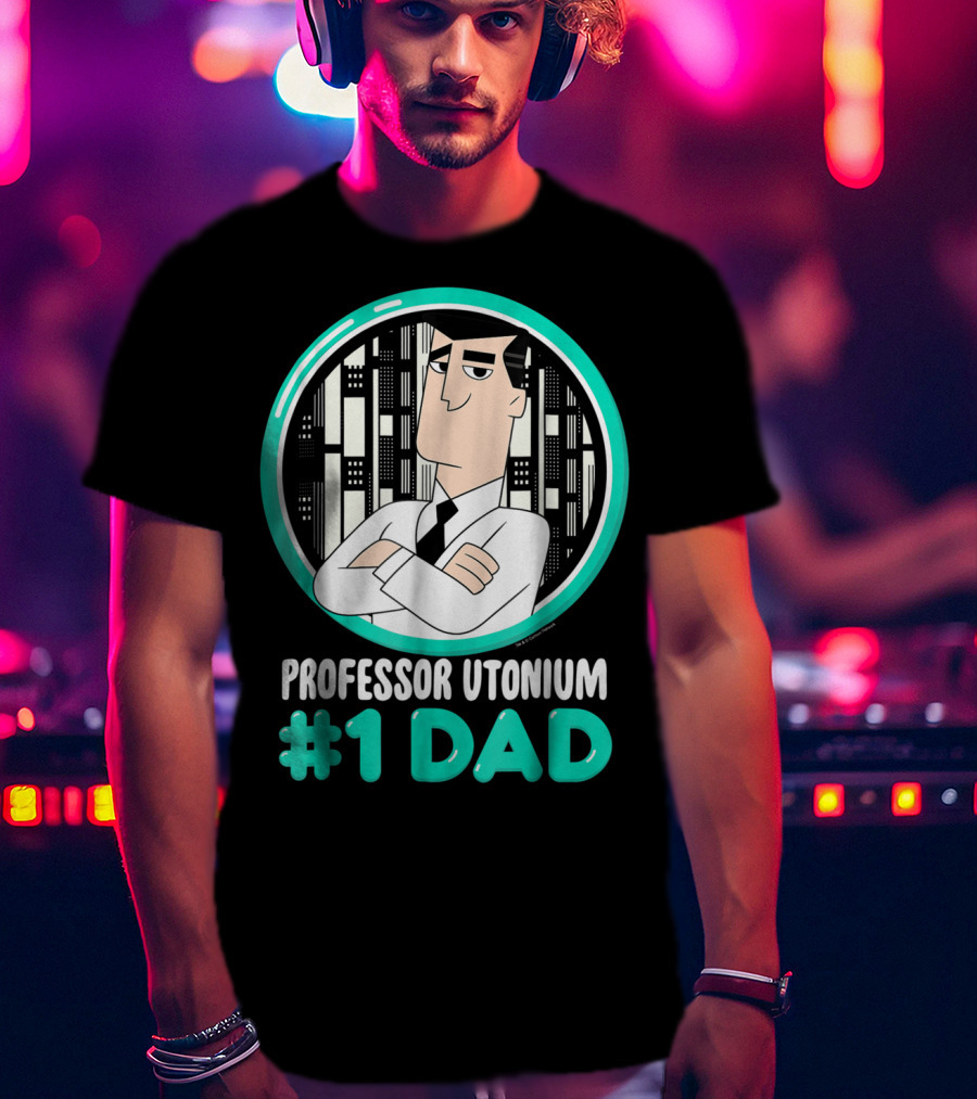 CN Powderpuff Girls Professor Utonium #1 Dad T-Shirt
