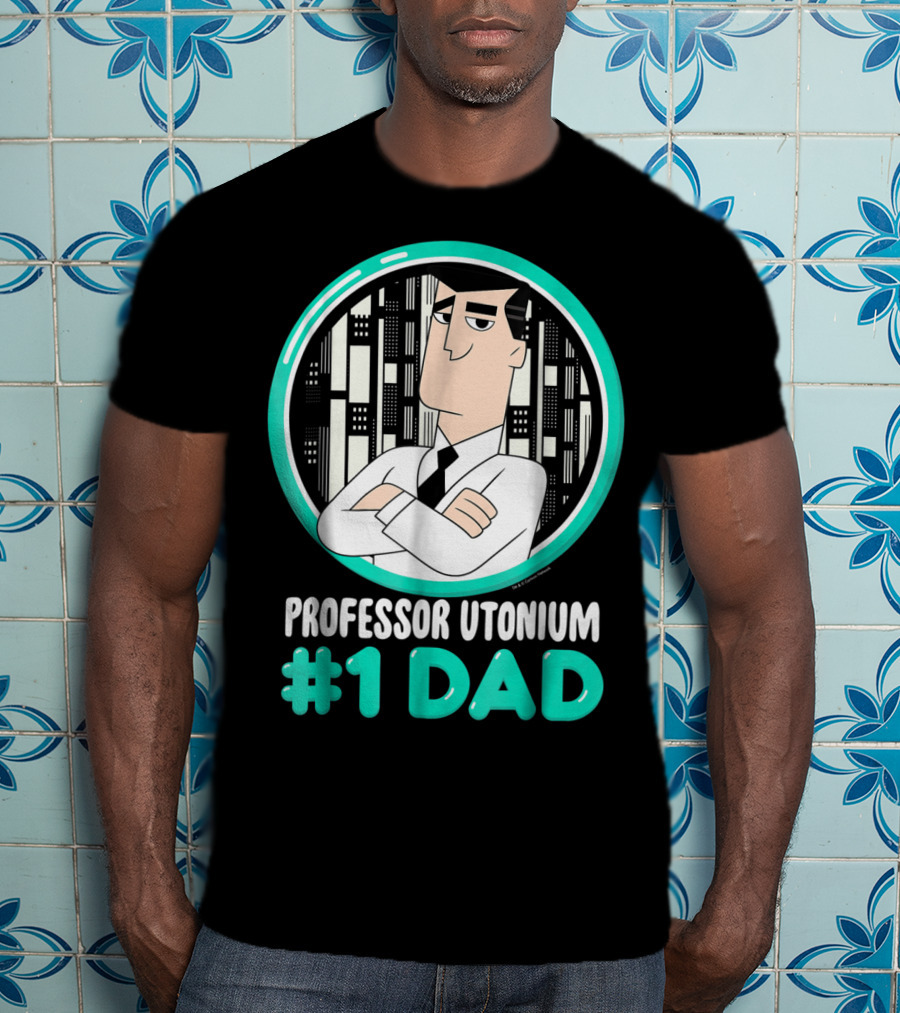 CN Powderpuff Girls Professor Utonium #1 Dad T-Shirt