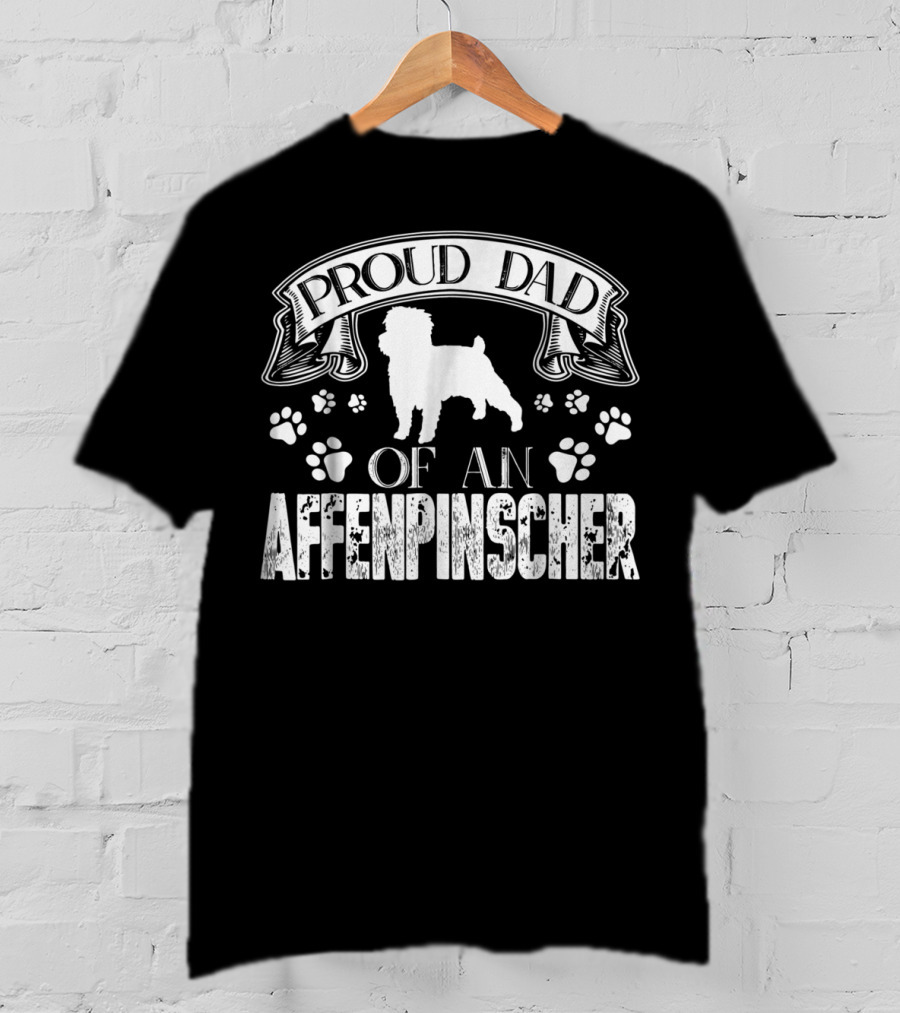 Proud Dad Of An Affenpinscher T-Shirt