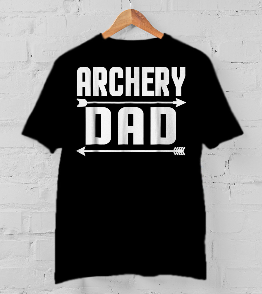 Archery Dad Arrow Father Archer T-Shirt