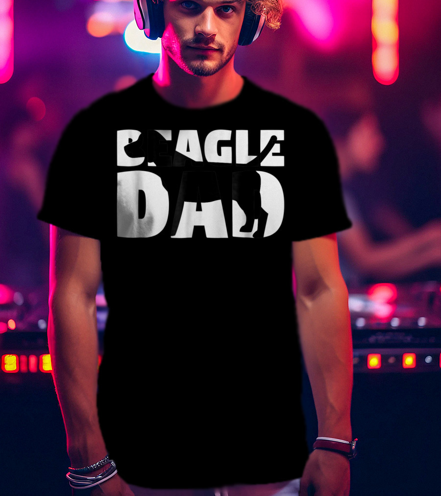 Beagle Dad Beagle Father Dog Dad T-Shirt