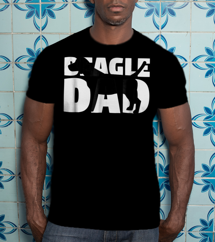 Beagle Dad Beagle Father Dog Dad T-Shirt
