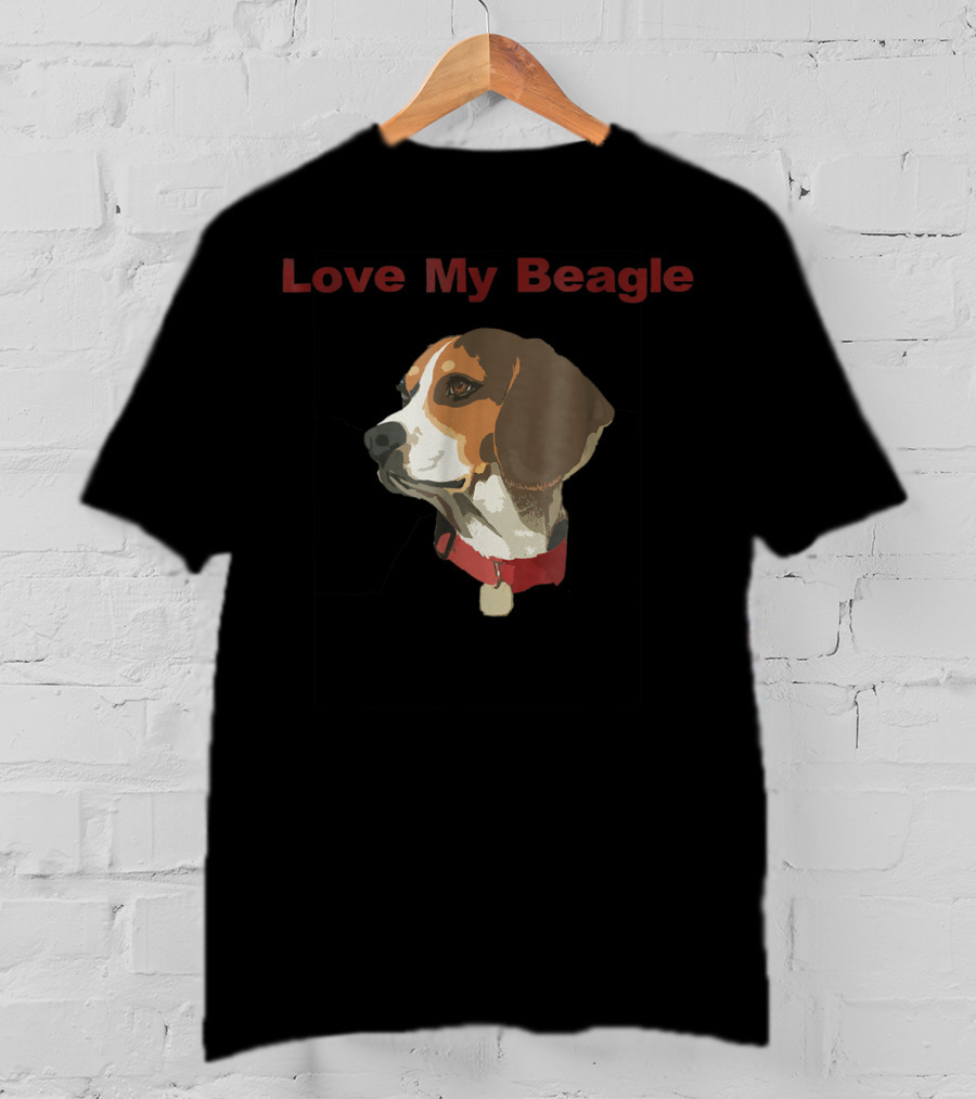 Love My Beagle Dog Mom Women Men The Beagles T-Shirt