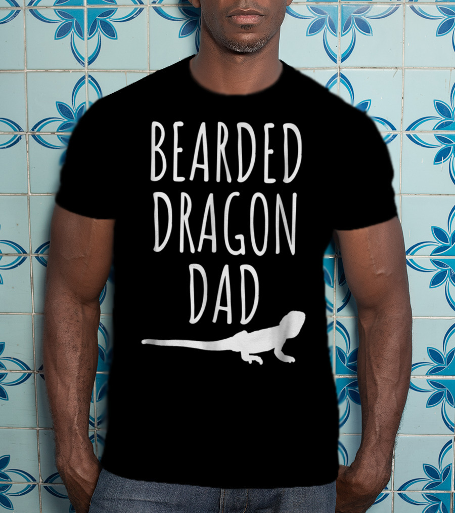 Bearded Dragon Dad Reptile Enthusiast T-Shirt