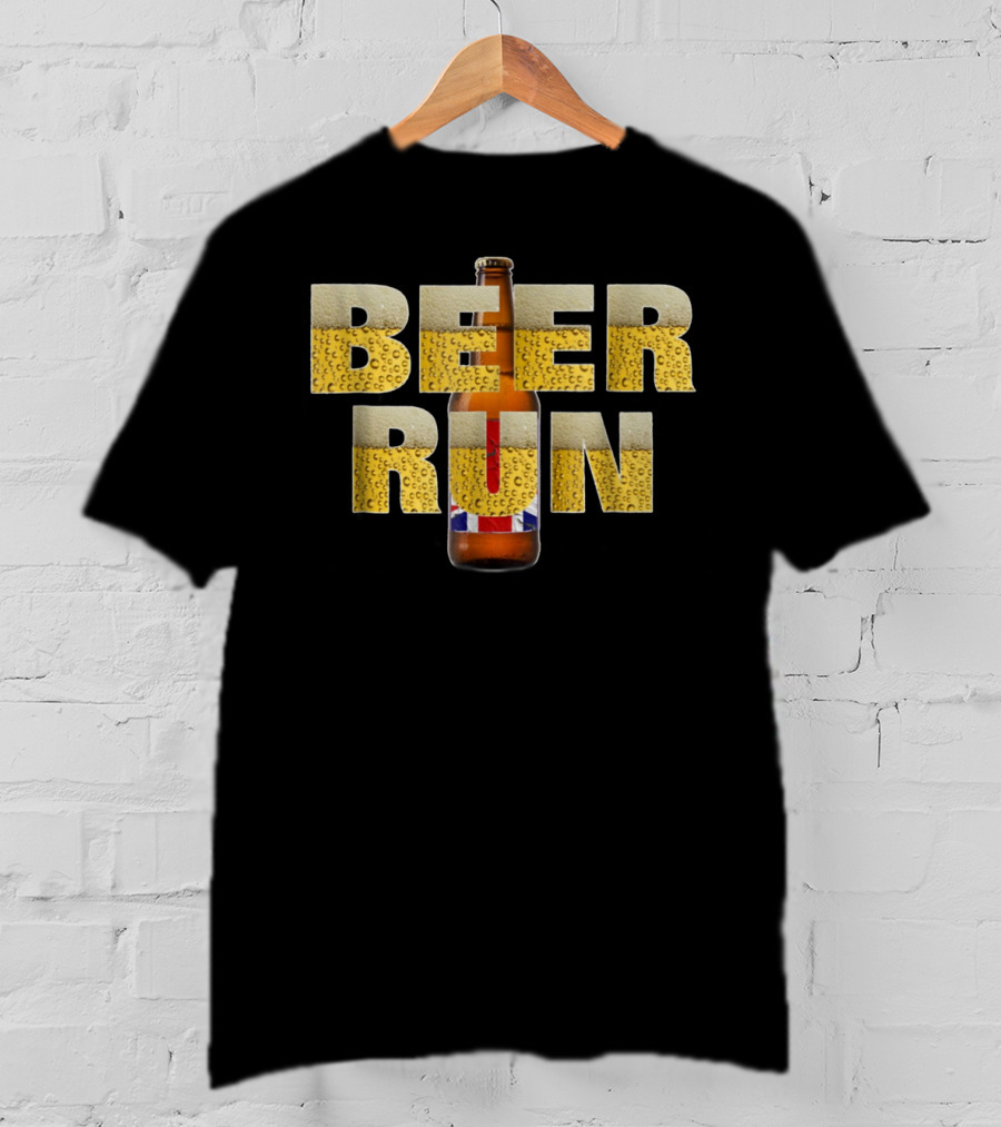 Beer Run 5K Race Marathon Beer Run T-Shirt
