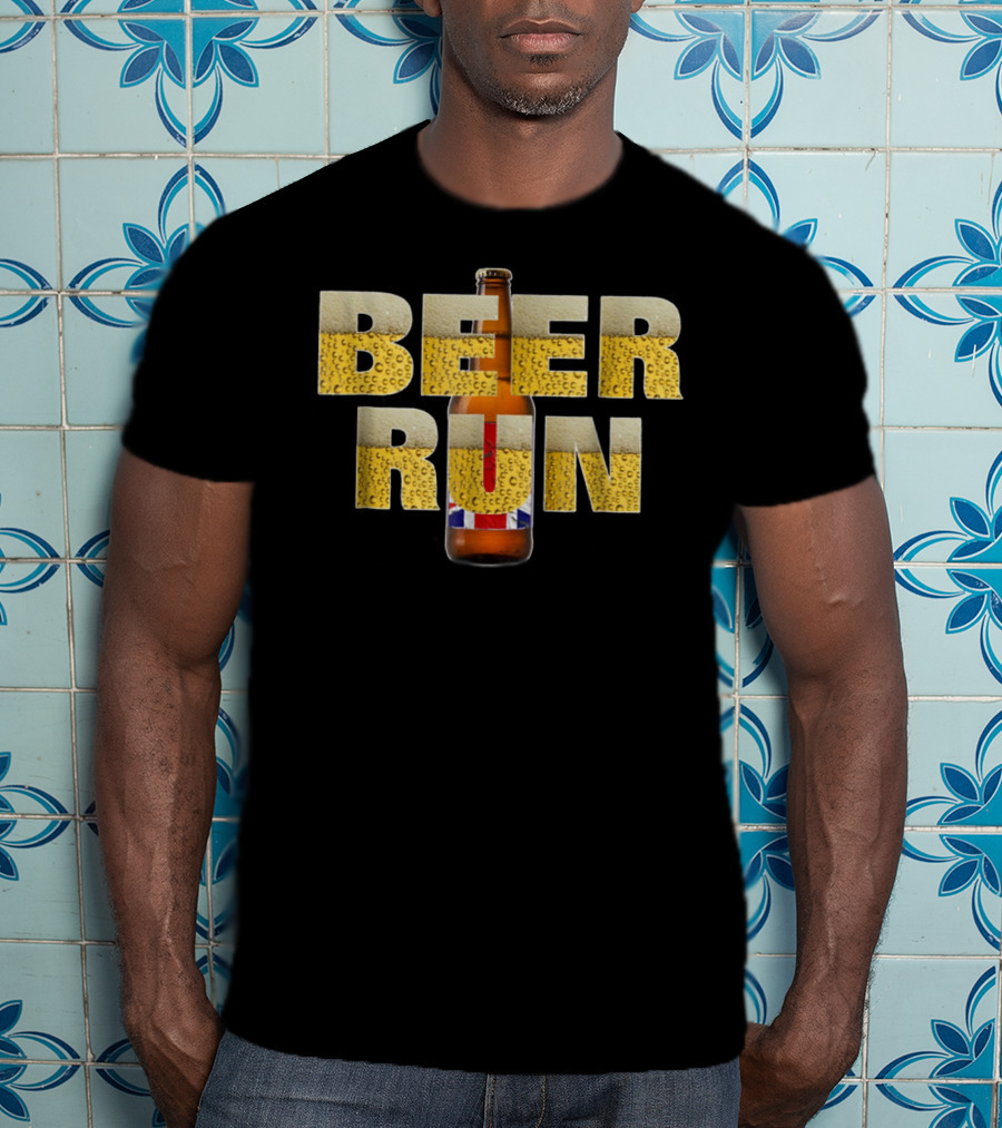 Beer Run 5K Race Marathon Beer Run T-Shirt