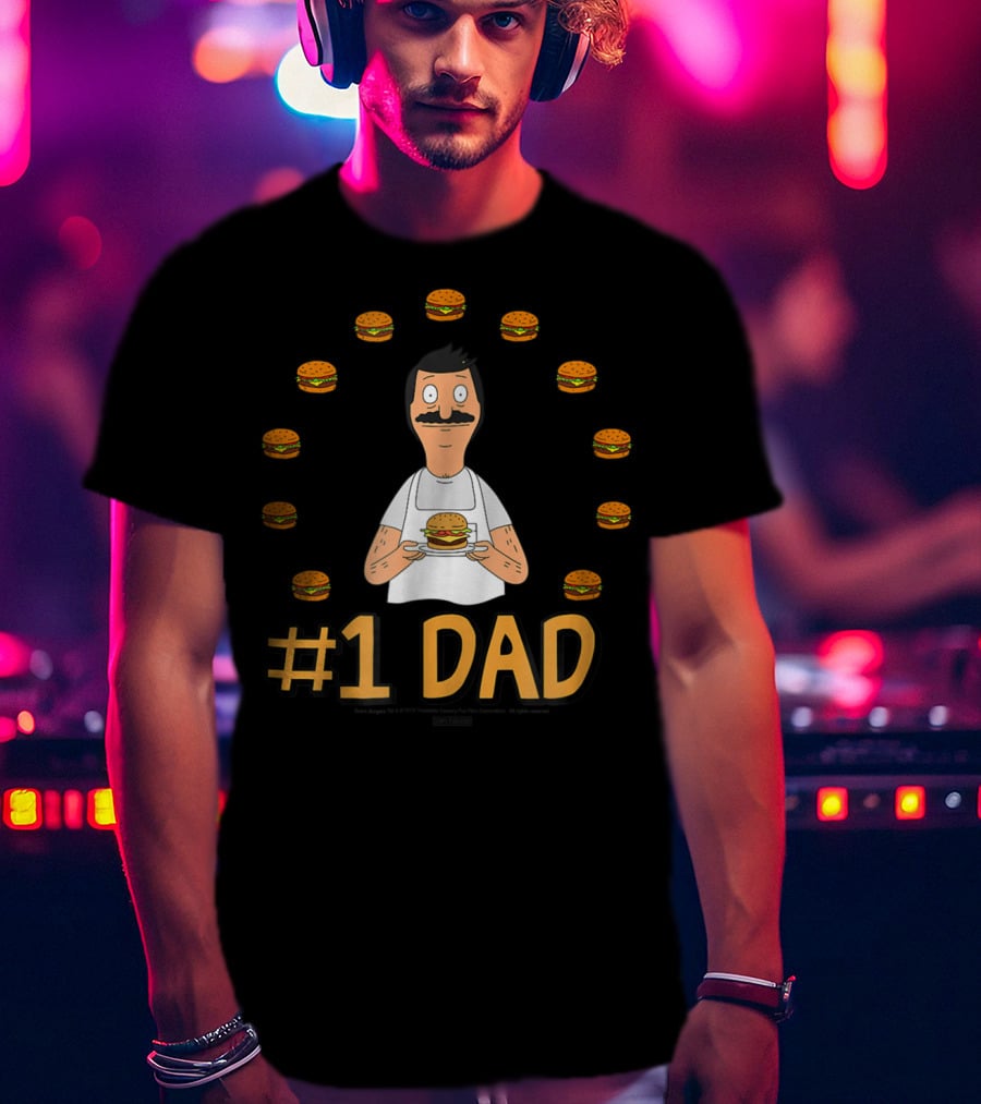 1 Dad Bob's Burgers With Burger Ring T-Shirt