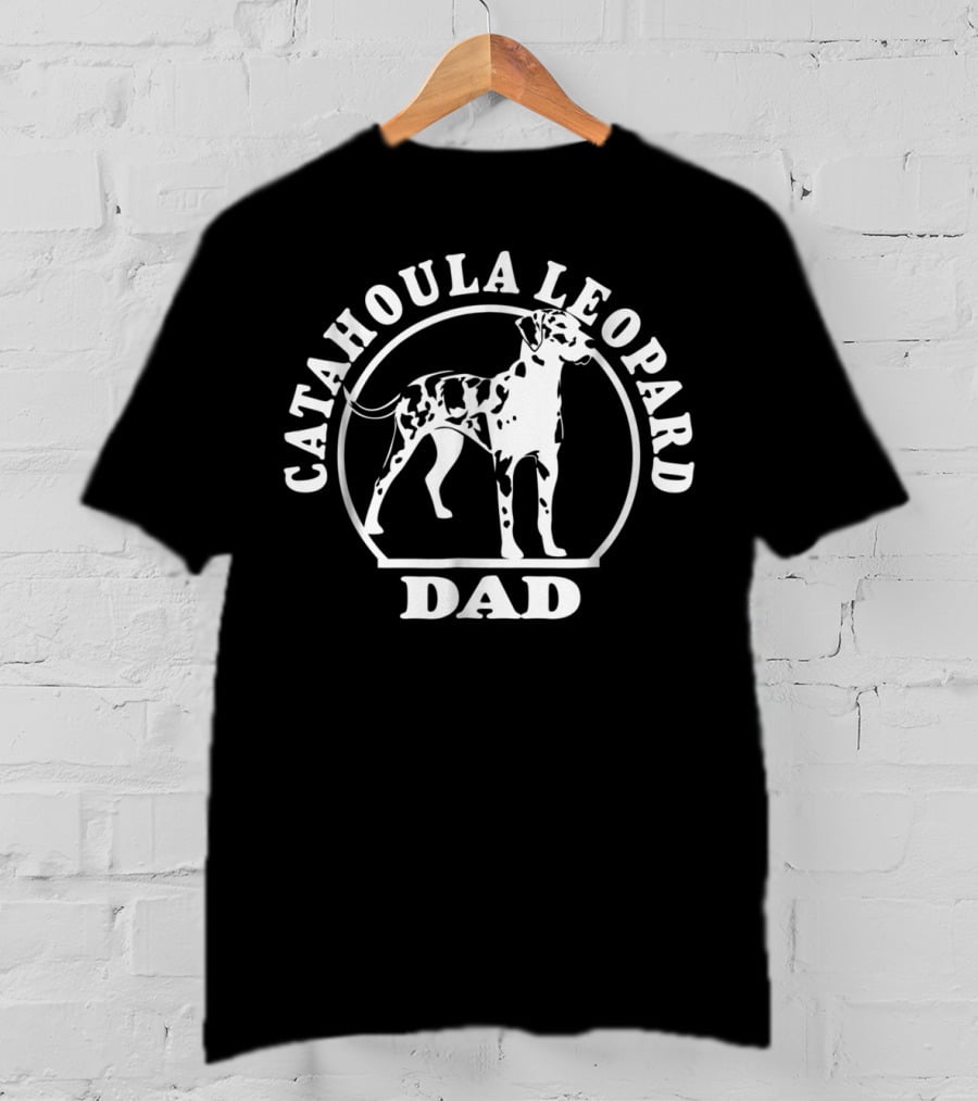 Catahoula Leopard Dad Dog T-Shirt
