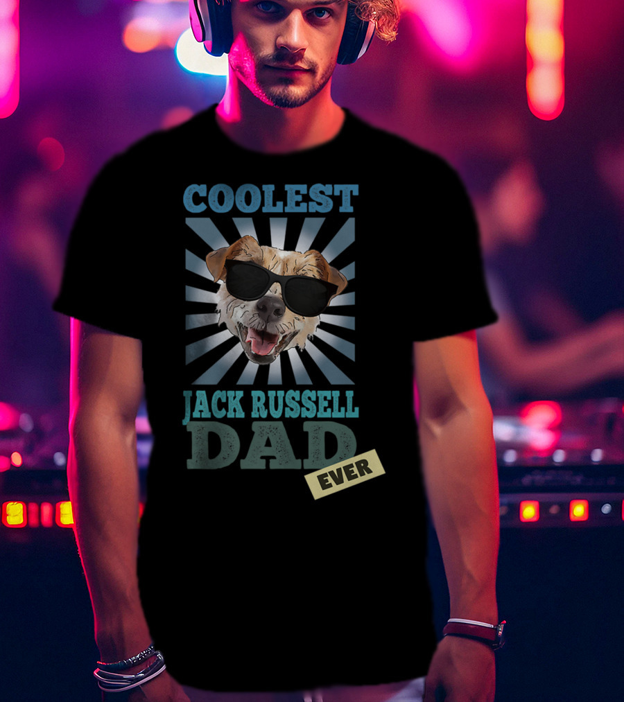 Coolest Jack Russell Dad Ever T-Shirt