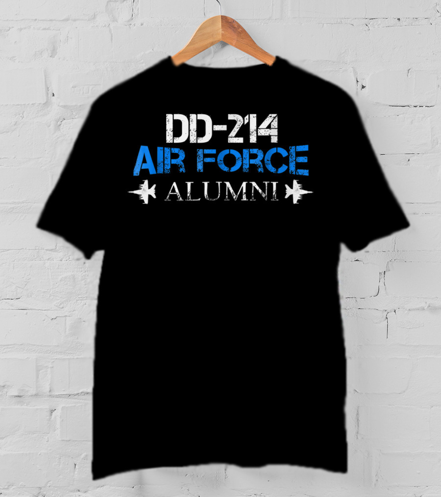 DD-214 Air Force Alumni Veteran USAF Dad T-Shirt