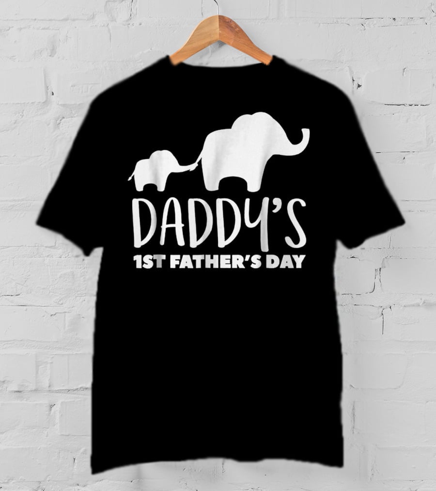 Daddy's 1st Father's Day Elephant87 T-Shirt