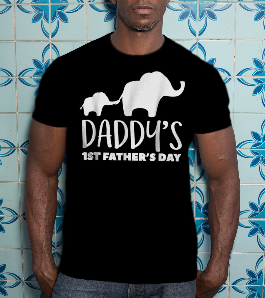 Daddy's 1st Father's Day Elephant87 T-Shirt