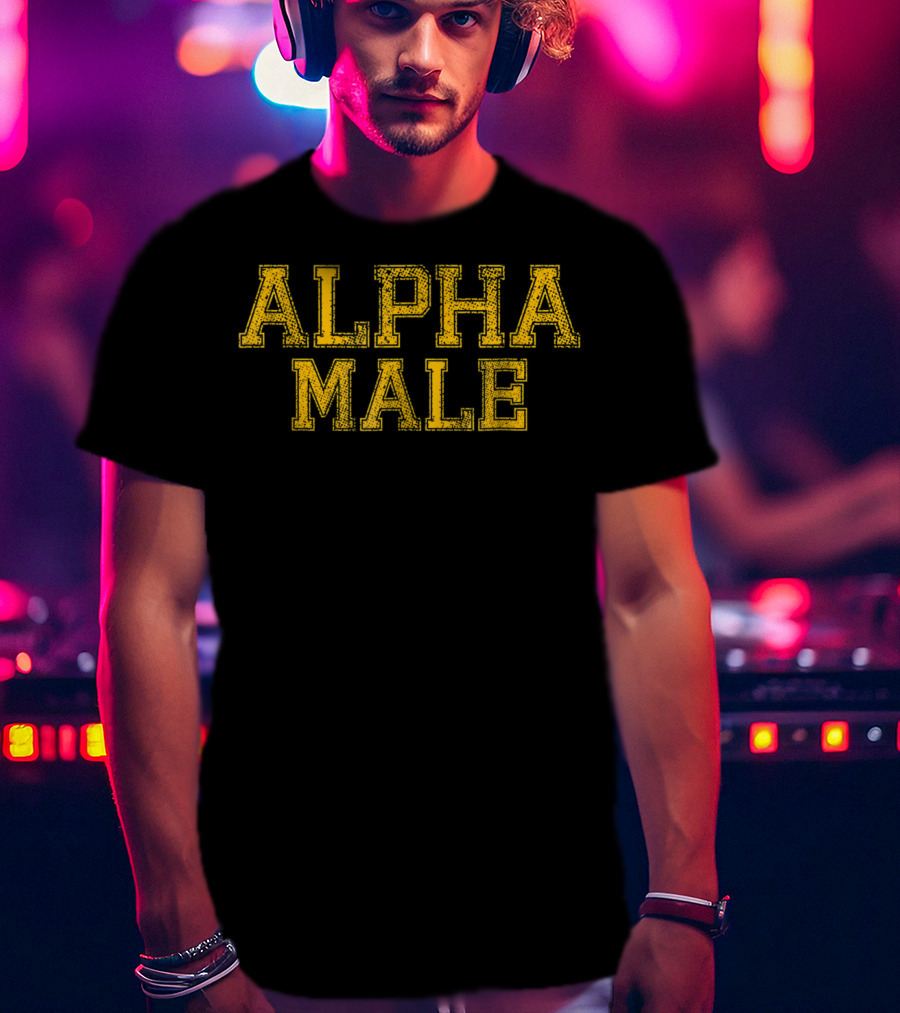 Alpha Male Dad Matching Family Halloween T-Shirt