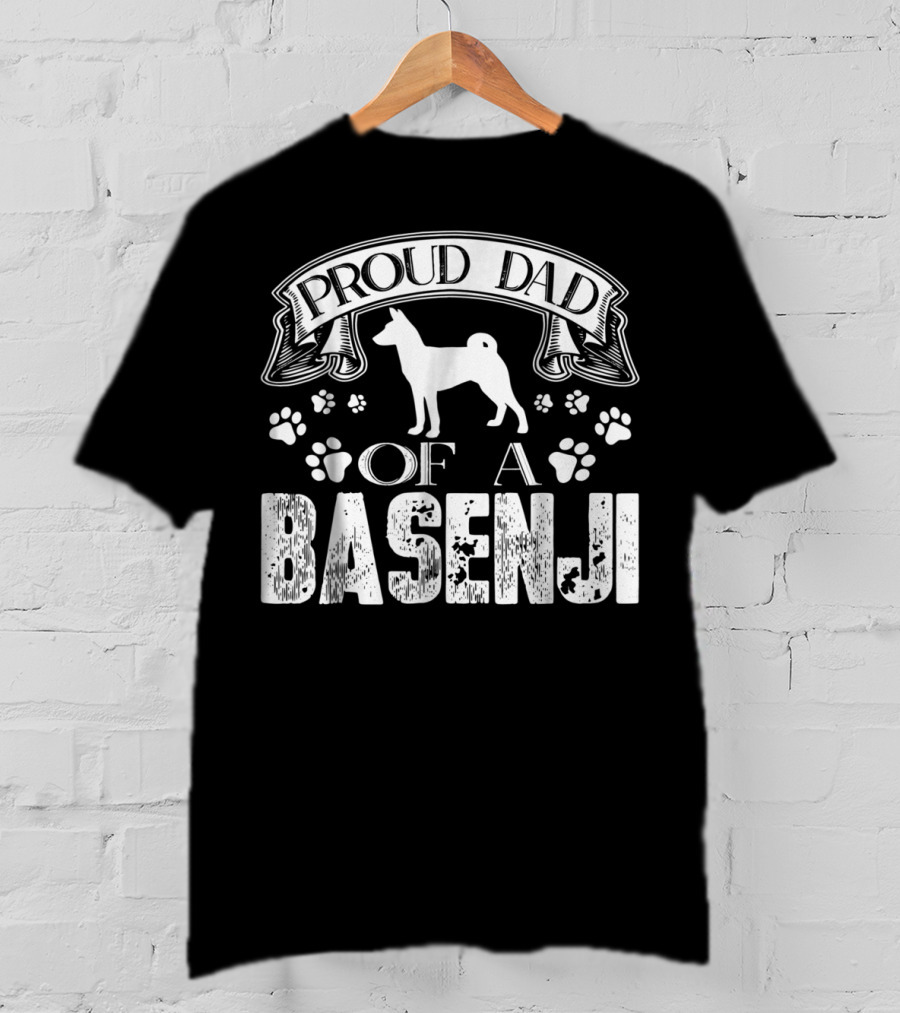Proud Dad Of A Basenji T-Shirt