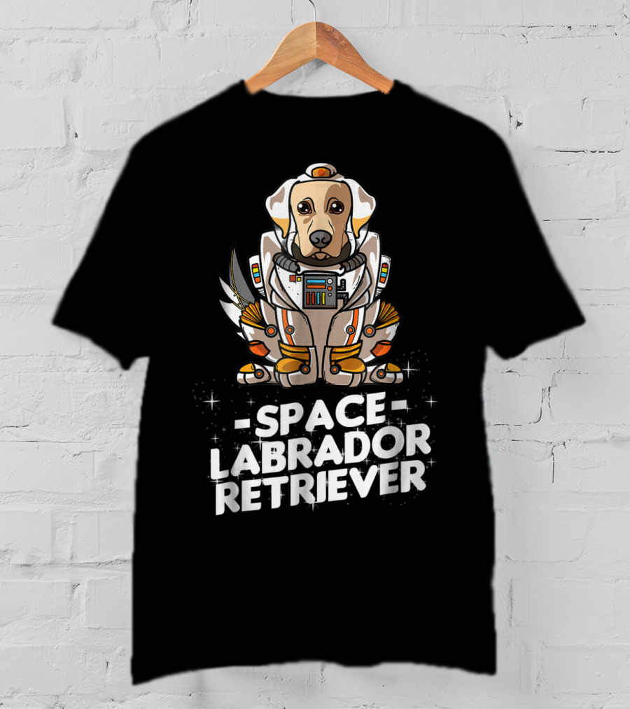 Space Labrador Retriever Astronaut Suit Dog36 T-Shirt