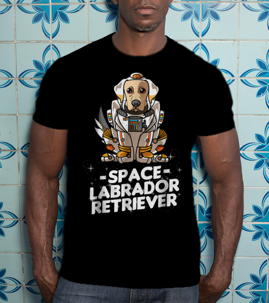 Space Labrador Retriever Astronaut Suit Dog36 T-Shirt