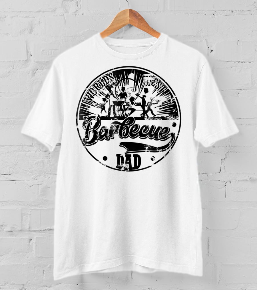 World's Greatest Barbecue Dad Grill Dad93 T-Shirt