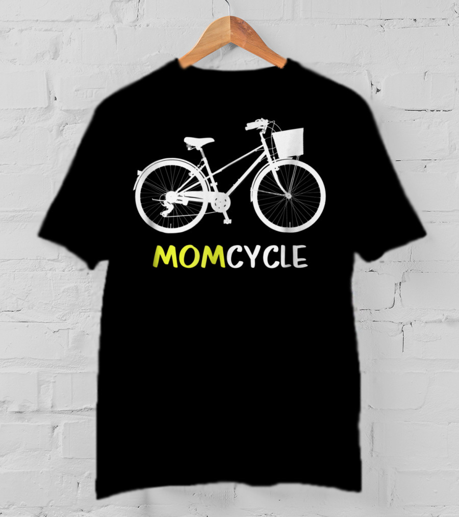 Momcycle Bicycle Matching Cyclist Mother Dad N Kids62 T-Shirt