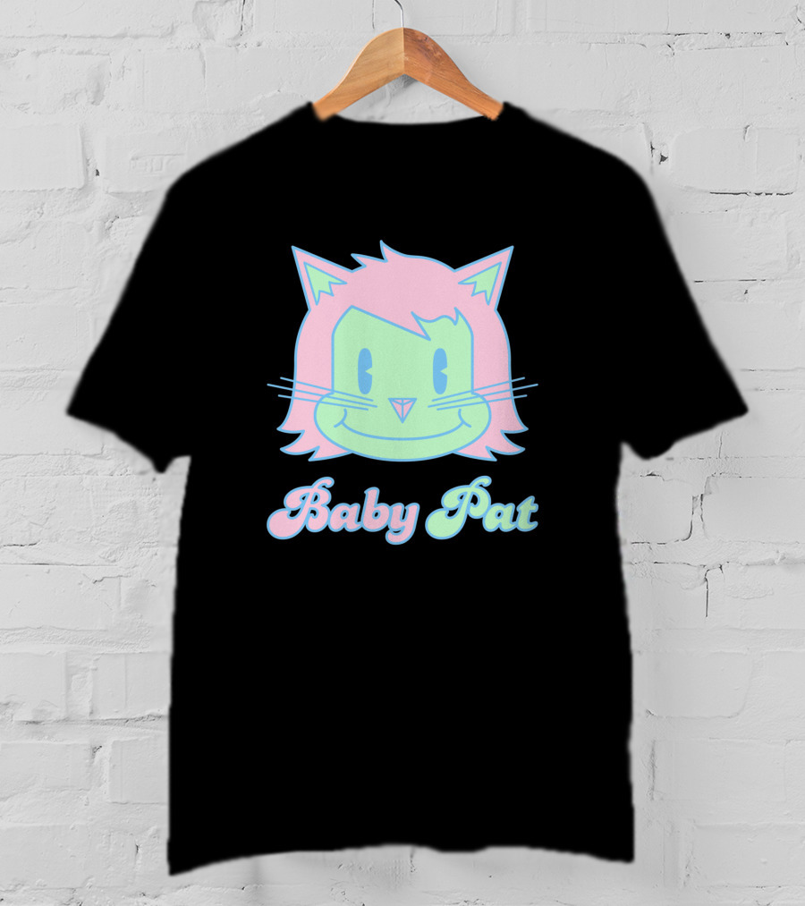 Baby Pat 729803 Pastel Cat Face T-Shirt