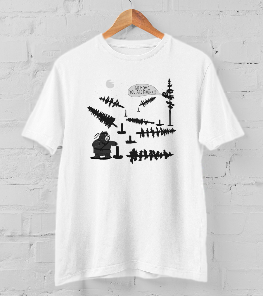 Bad Bear Samurai Go Home You Are Drunk 1716951 T-Shirt