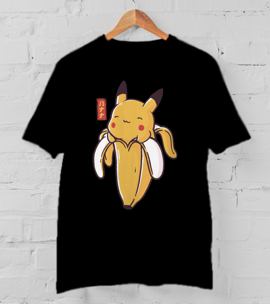 Bananachu Cute Pikachu Banana Fusion T-Shirt