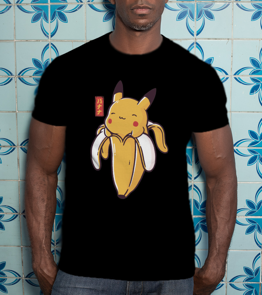 Bananachu Cute Pikachu Banana Fusion T-Shirt