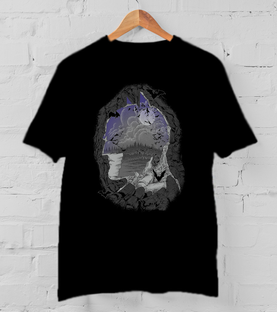 Bat Cave Night Sky 255306 T-Shirt