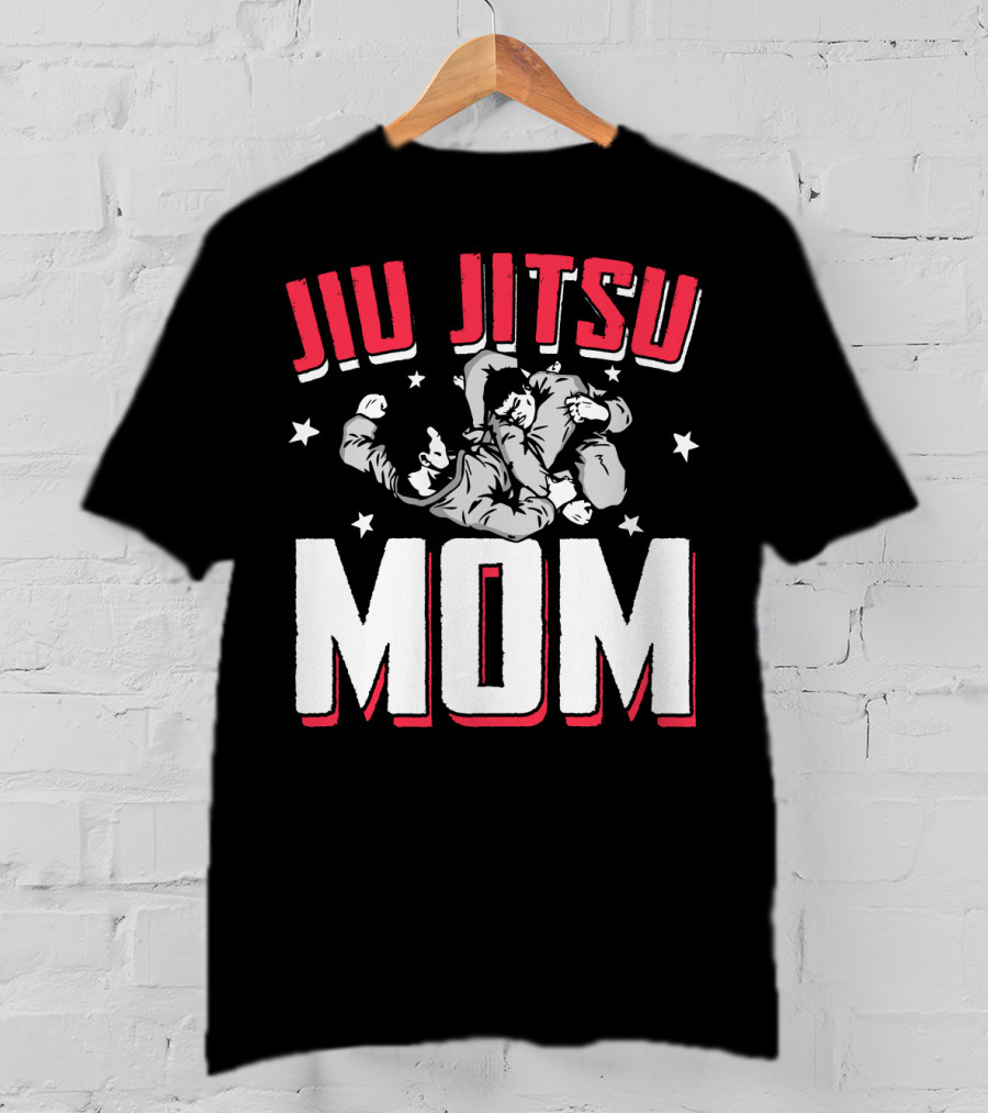 Jiu Jitsu Mom Stars Martial Arts Player T-Shirt
