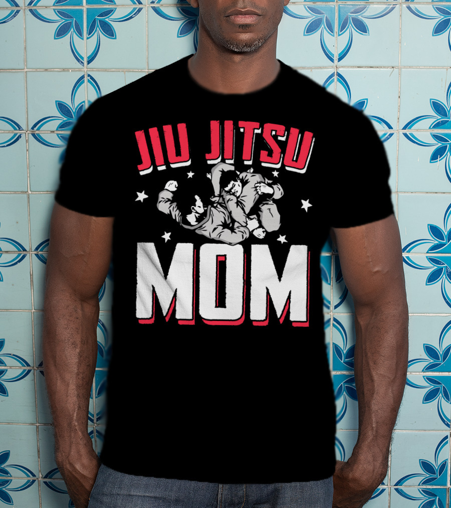 Jiu Jitsu Mom Stars Martial Arts Player T-Shirt