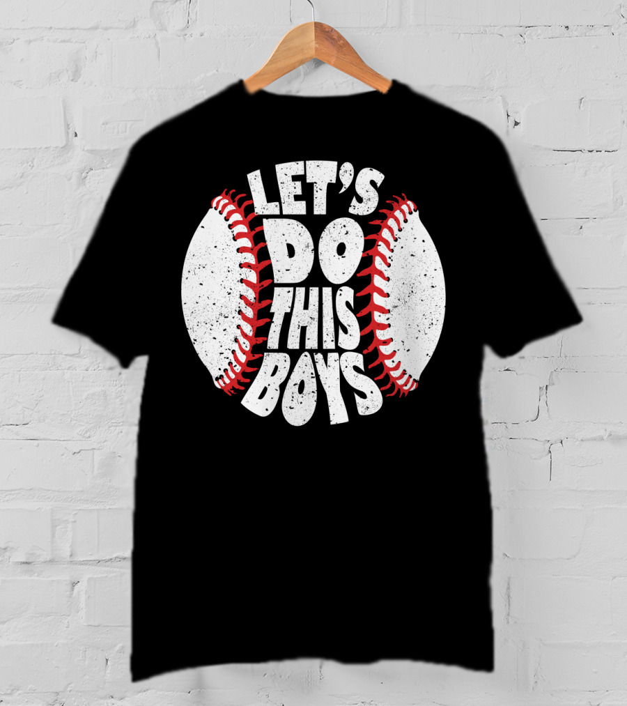 Let's Do This Boys Baseball Spirit T-Shirt