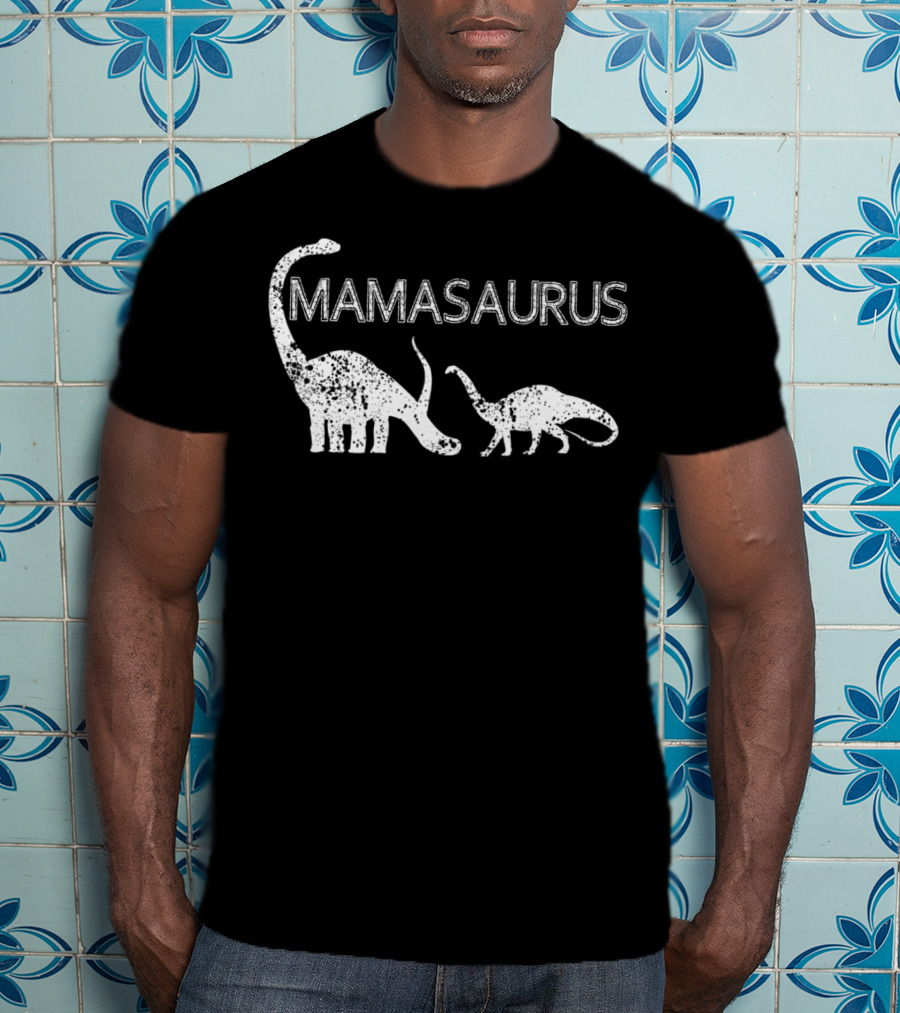 Mamasaurus Cute Sweet Mom Family Dino T-Shirt