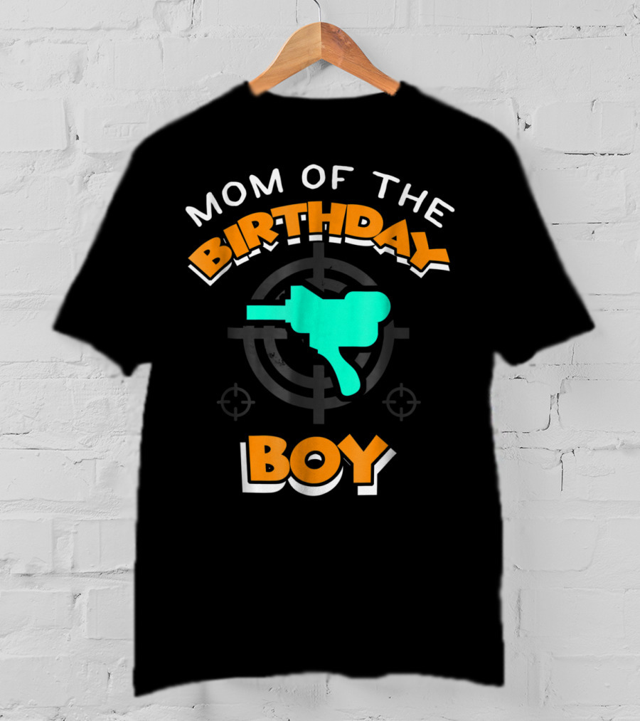 Mom Of The Birthday Boy Paintball Party Mother42 T-Shirt