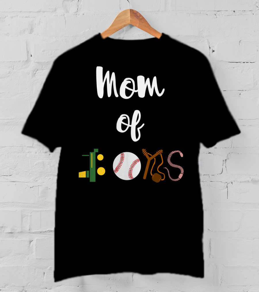 Mom Of Boys Sports T-Shirt