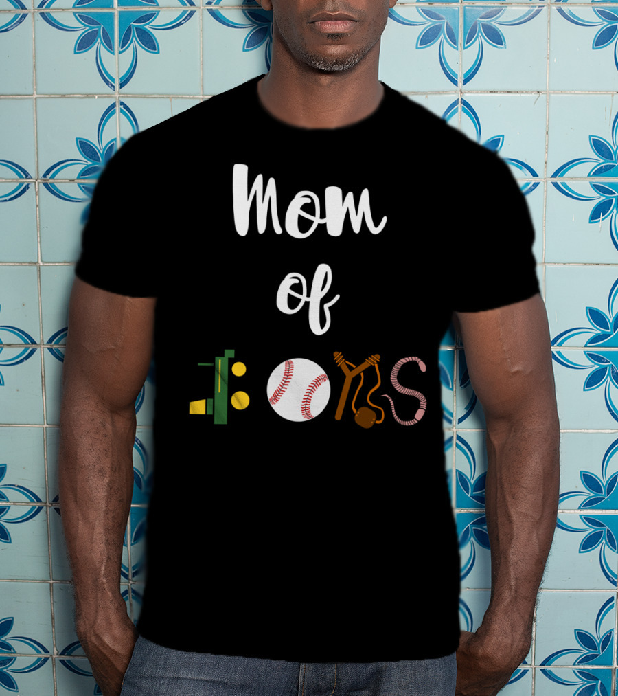 Mom Of Boys Sports T-Shirt