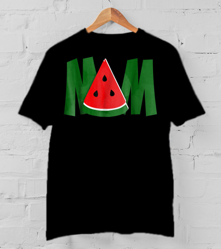 MOM Watermelon Slice Fun T-Shirt