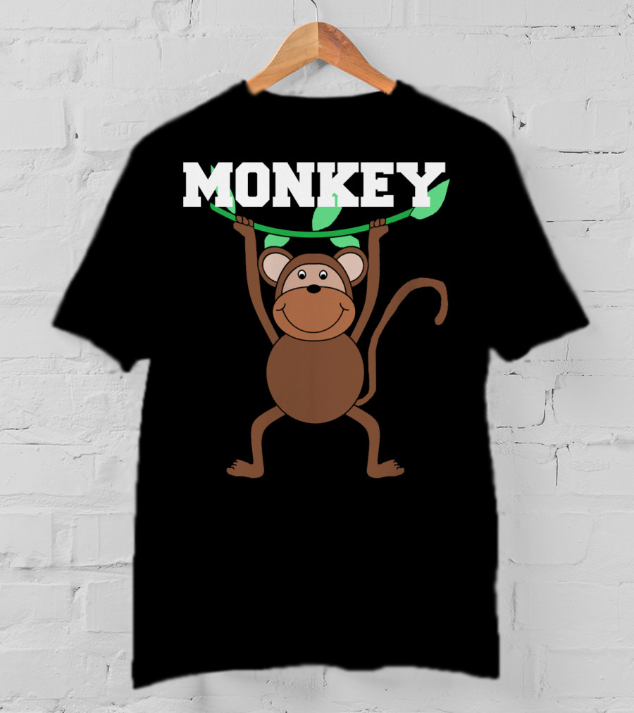 Monkey Circus Birthday Matching For Mom Son Daughter T-Shirt