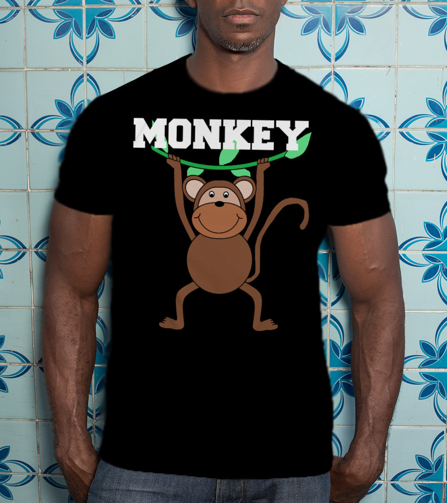 Monkey Circus Birthday Matching For Mom Son Daughter T-Shirt