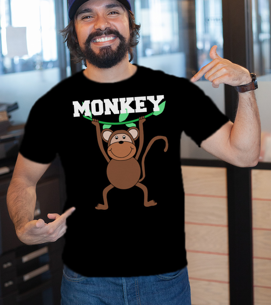 Monkey Circus Birthday Matching For Mom Son Daughter T-Shirt