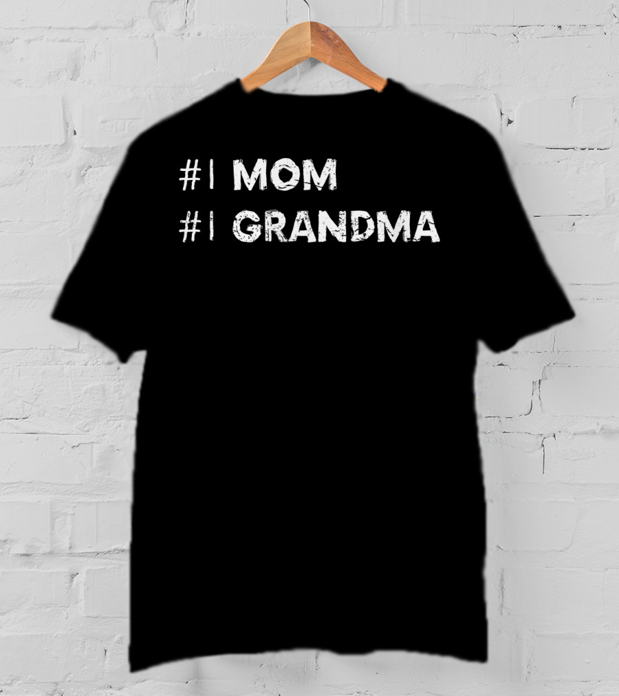 1 Mom #1 Grandma Mothers Day Ideas17 T-Shirt